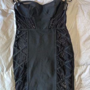 Fashion Nova Black Mini Dress